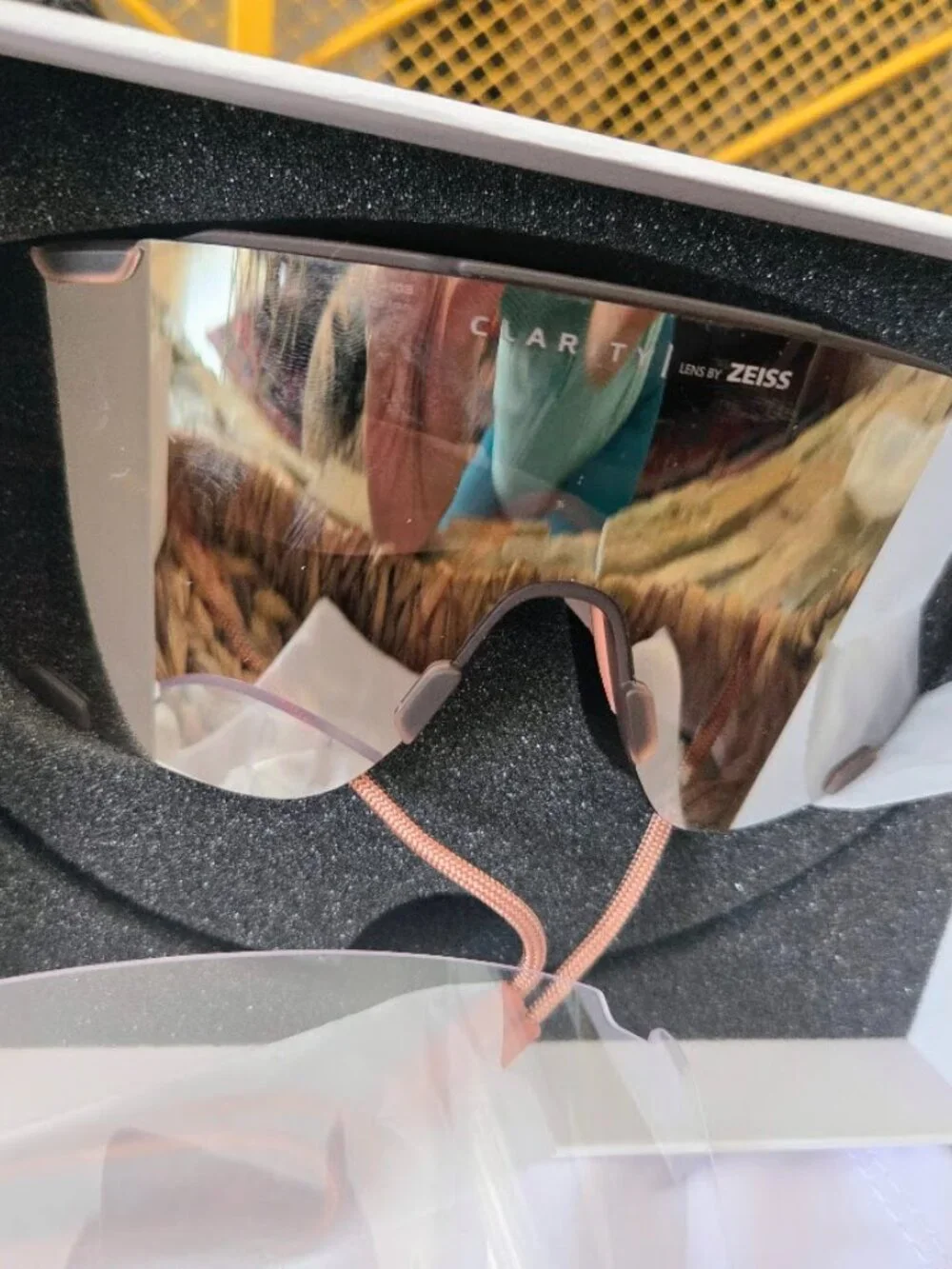 NEW POC Devour Sunglasses Brown Frame + Extra Clear Lens & Box